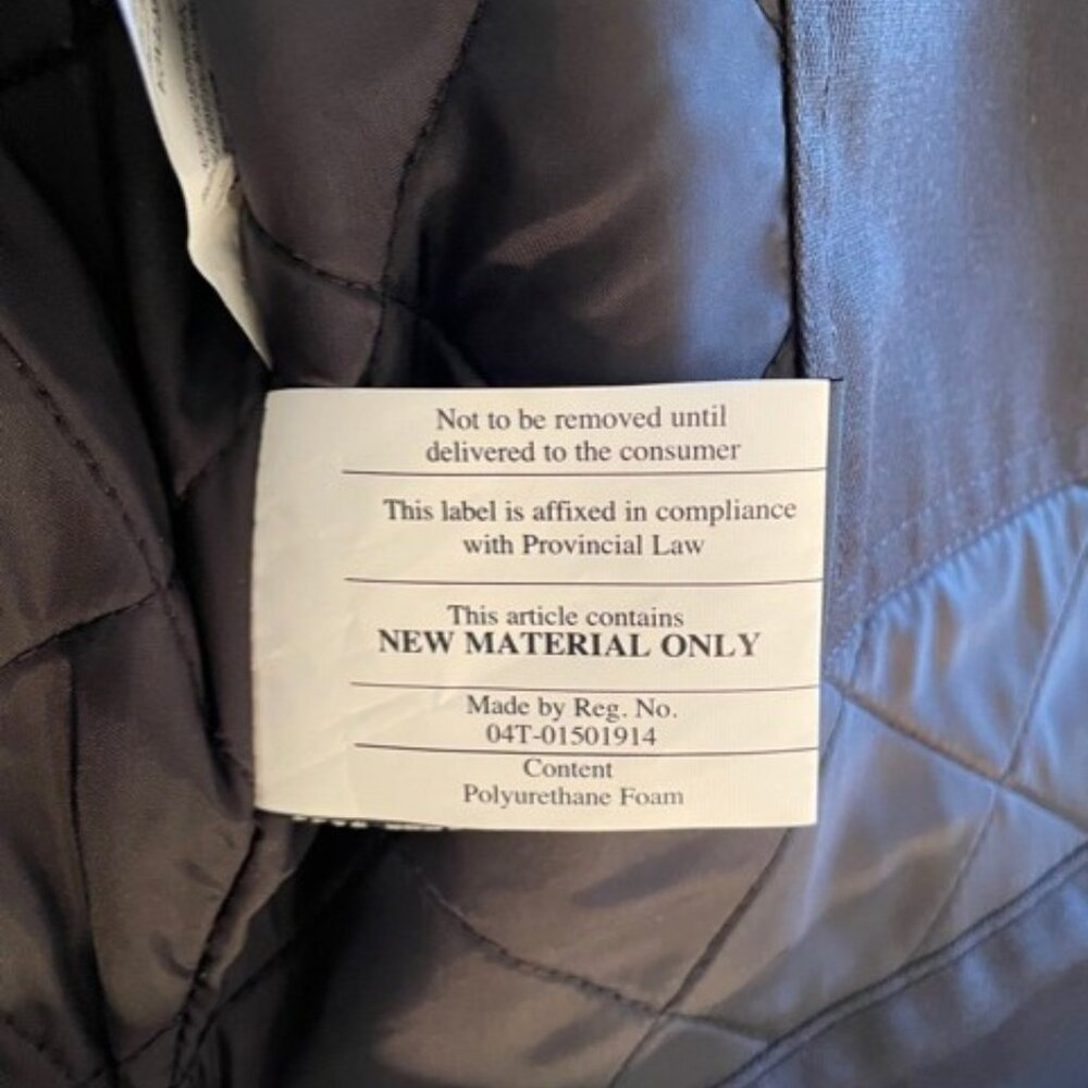 Men's Insulated Lined Quilted Eisenhower Zip Up Work Jacket (NWT) - Picture 16 of 16
